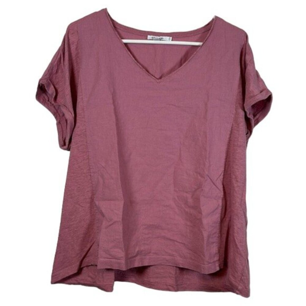 Chico's Mauve V-Neck Blouse